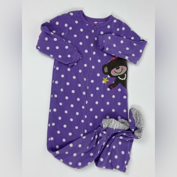 Toddler Girls One Piece Fleece Sleeper - Picture 1 of 4
